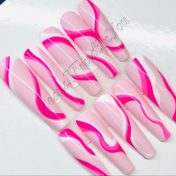 TRANSFORMED- XXL BALLERINA PRESS ON NAILS - Picture 9 of 12